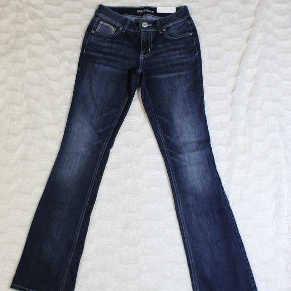 NWT Maurices Women Jeans size 2 boot cut flex mid - Picture 4 of 13